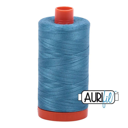 2815 Teal Aurifil Cotton 50wt Large Spool