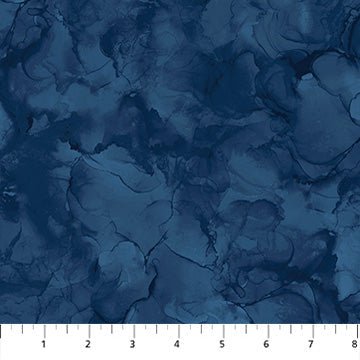 Mirage Navy Cotton 43"/44" Fabric Per Yard