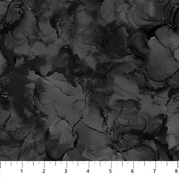 Mirage Ebony Cotton 43"/44" Fabric Per Yard