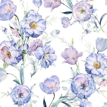 Digital Cuddle Iris Poppy Lane 58" - 60" Fabric per yard