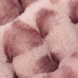 Luxe Cuddle Milan Clouded Leo Rosewater 58" - 60" Fabric per yard
