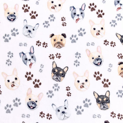 Cloud Cuddle Snow Doggy Daze 58" - 60" Fabric per yard