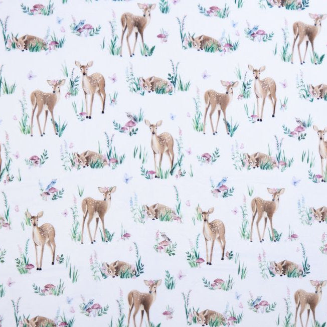 Digital Cuddle Multi Fawn Of You 58" - 60" Fabric per yard