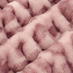 Luxe Cuddle Milan Clouded Leo Rosewater 58" - 60" Fabric per yard