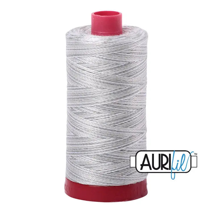 4060 Silver Moon Aurifil Cotton 12 WT Large Spool