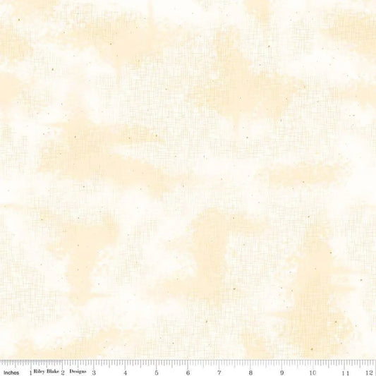 Yellow Shabby Beehive Cloud Cotton 43"/44" Fabric Per Yard