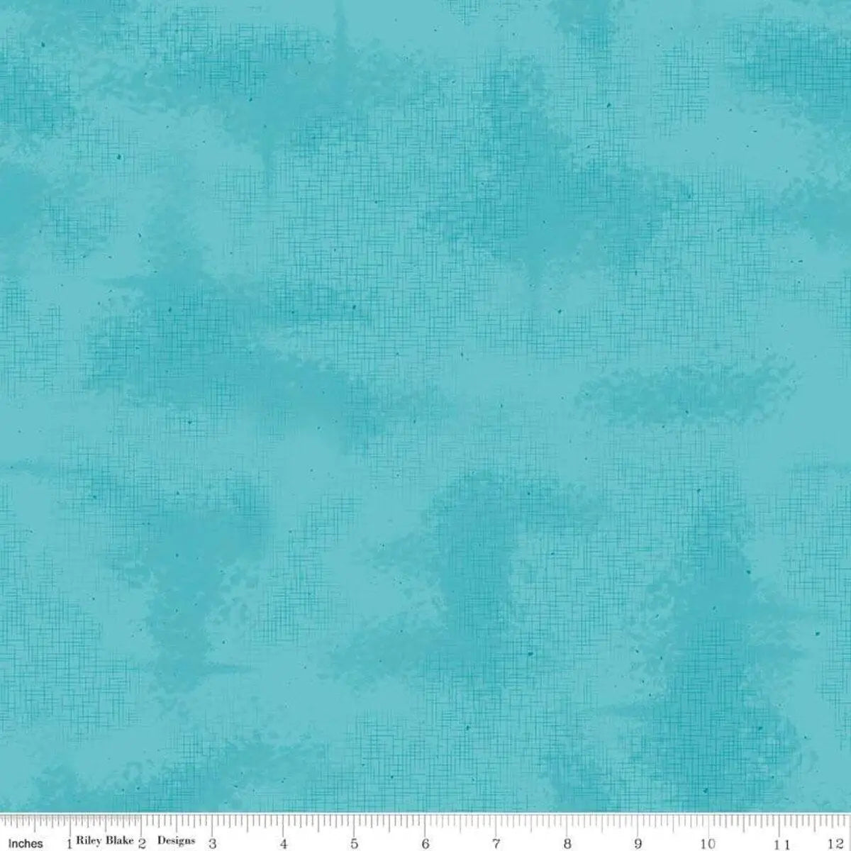 Blue Shabby Peacock Cotton 43"/44" Fabric Per Yard