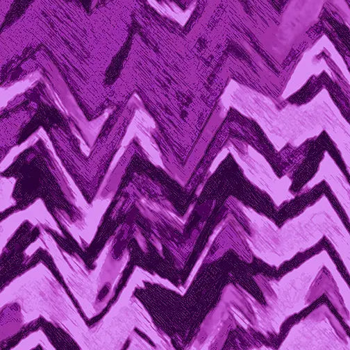 Purple Shibori Plum Wave Cotton 44"/45" Fabric Per Yard