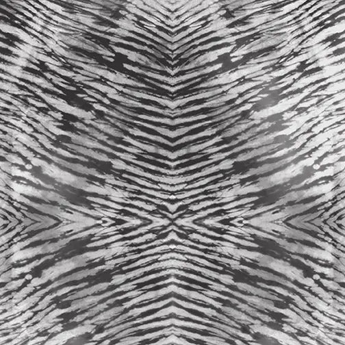 Gray Shibori Fur Cotton 44"/45" Fabric Per Yard