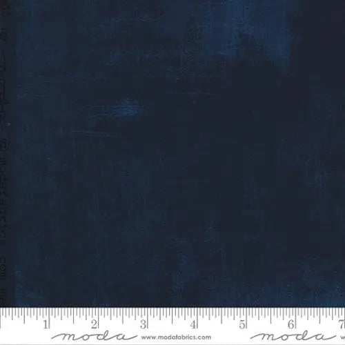 Blue Grunge Basics True Blue 44"/45" Fabric Per Yard