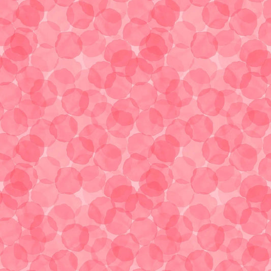 Pink Lemonade Juicy Tonal Trio Cotton 44"/45" Fabric Per Yard