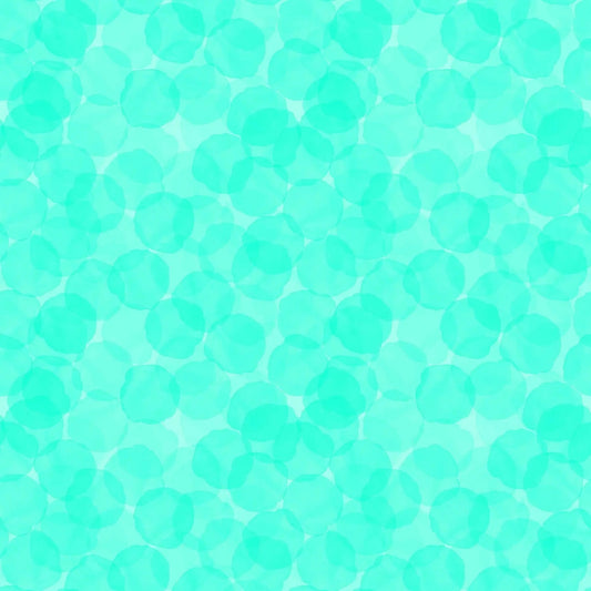 Blue Sea Spray Juicy Tonal Trio Cotton 44"/45" Fabric Per Yard