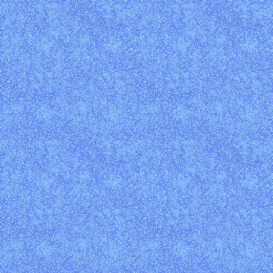 Blue Lapis Ditsy Tonal Trio Cotton 44"/45" Fabric Per Yard