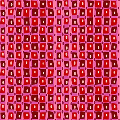 Pink Dianthus Tiny Square Stripe Cotton 44"/45" Fabric Per Yard
