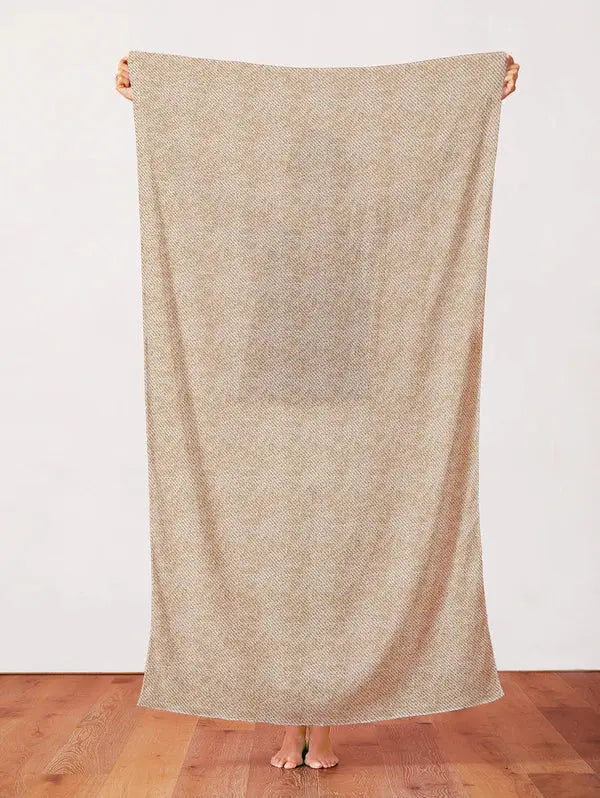Natural Dear Friends Diagonal Words Dark Cotton 44"/45" Fabric Per Yard