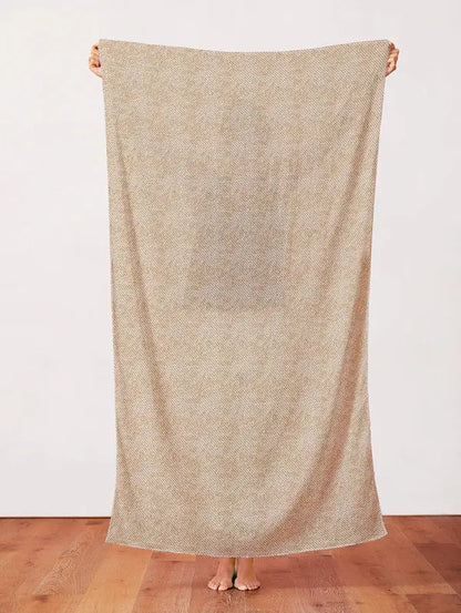 Natural Dear Friends Diagonal Words Dark Cotton 44"/45" Fabric Per Yard