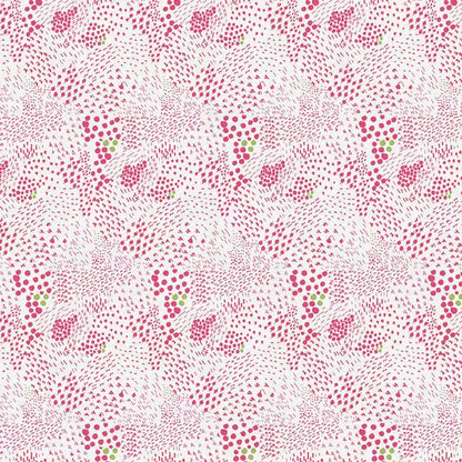 Pink On Your Mark Florals Cotton 44"/45" Fabric Per Yard