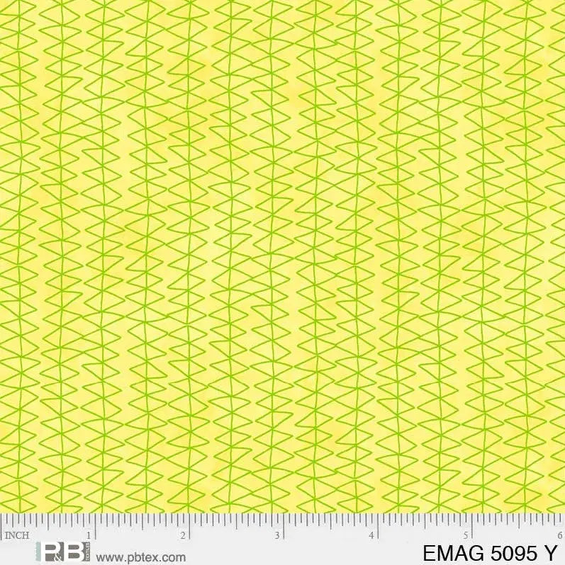 Yellow Triangle Blender 44"/45" Fabric Per Yard