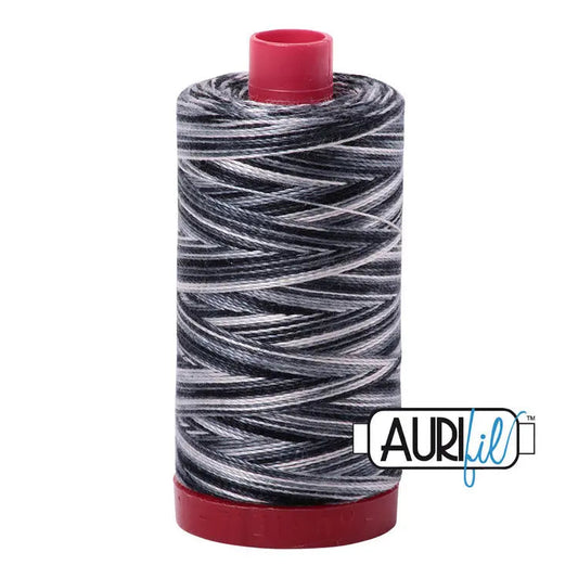 4665 Graphite Aurifil Cotton 12 WT Large Spool