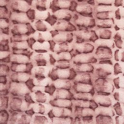 Luxe Cuddle Milan Clouded Leo Rosewater 58" - 60" Fabric per yard
