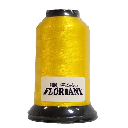 544 AMBER YELLOW - Floriani Thread 40 weight 1000M