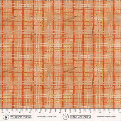 Porch Screen Plaid Sweet Melon Cotton 43/44 Fabric Per Yard