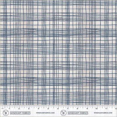 String Theory Plaid Nautical Cotton 43/44 Fabric Per Yard
