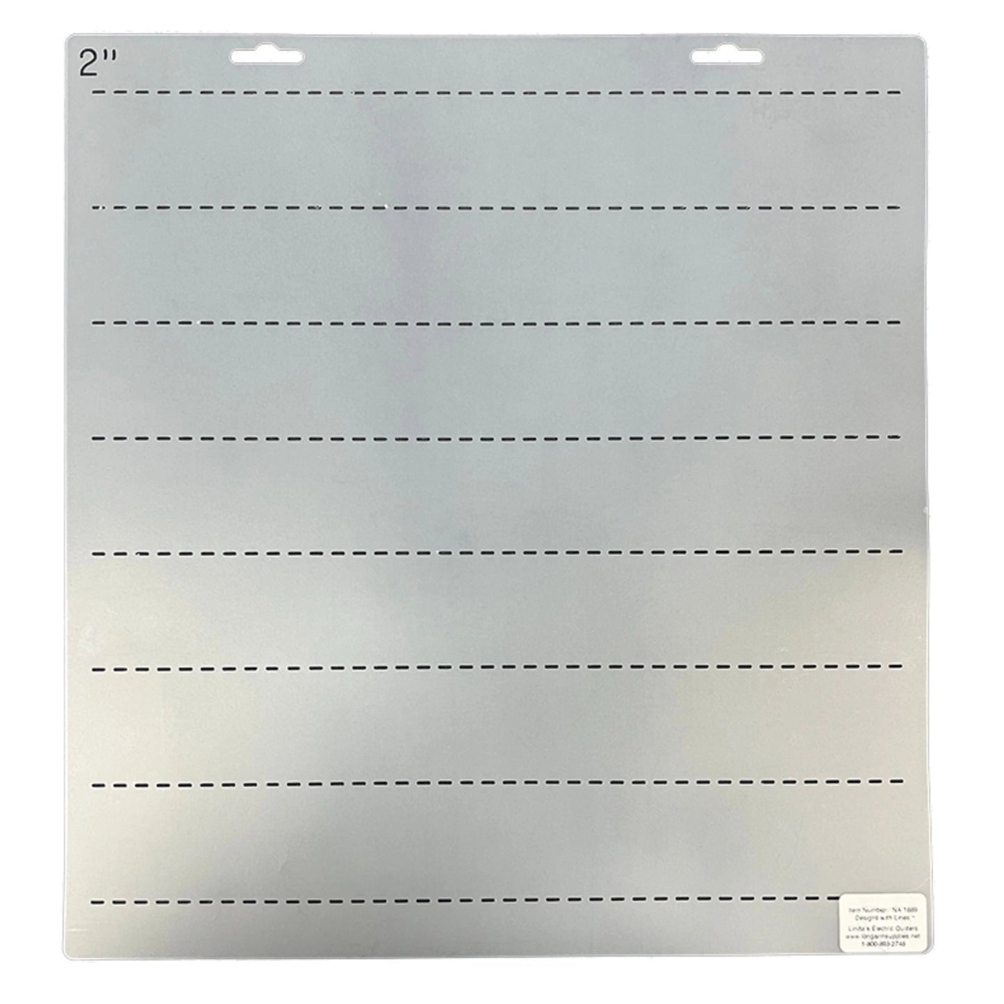 1889 2" Straight Lines 14" Stencil