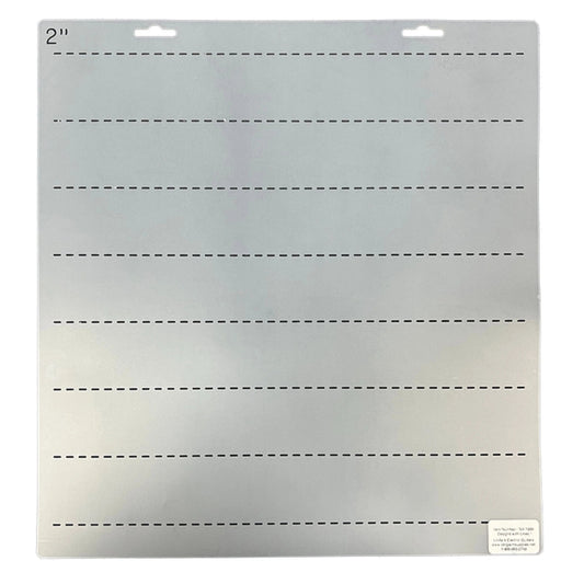 1889 2" Straight Lines 14" Stencil