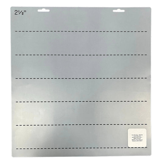 2190 2 1/2" Straight Lines 14" Stencil