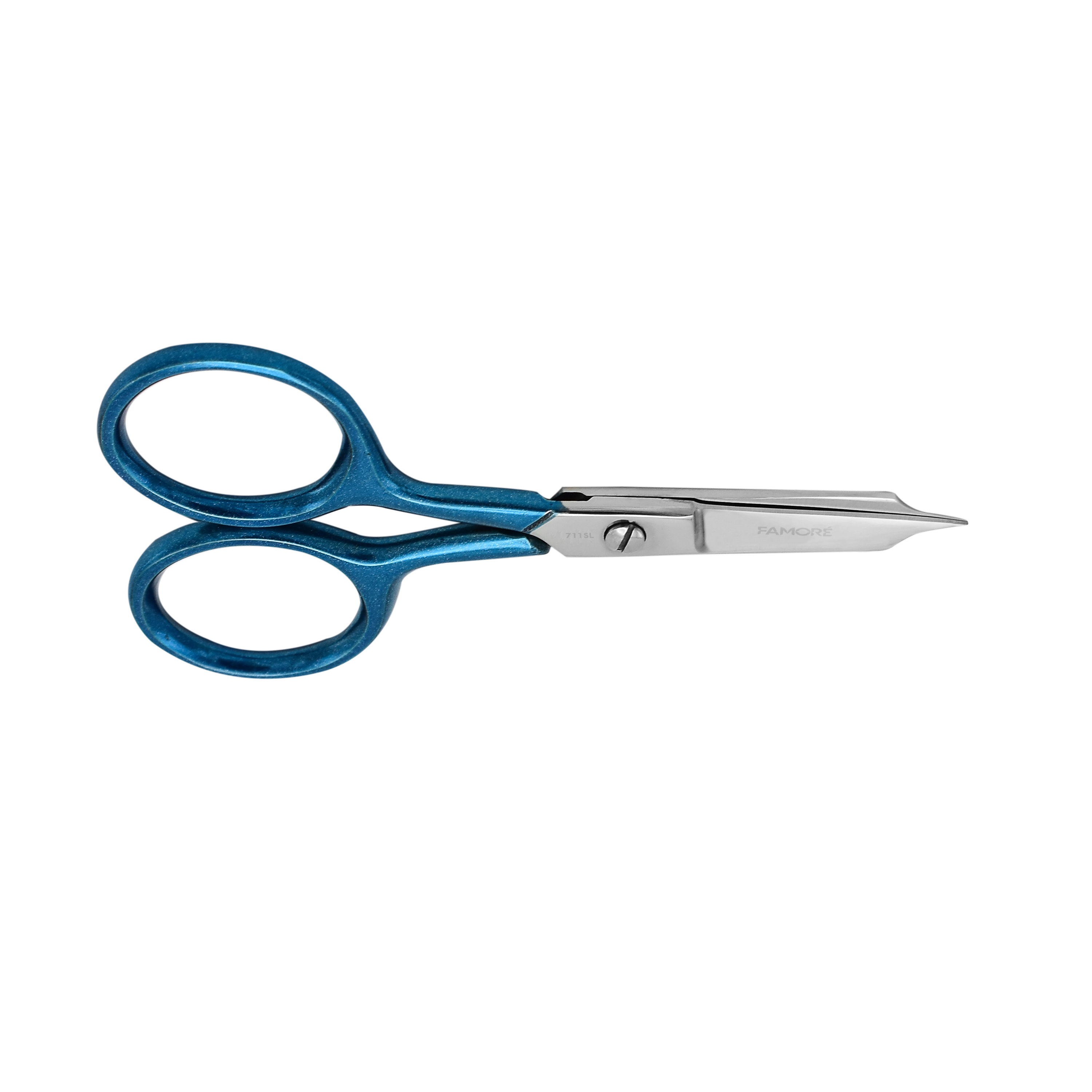 711L - True Left-Handed Straight Micro Tip, Large Ring Scissors (4in)
