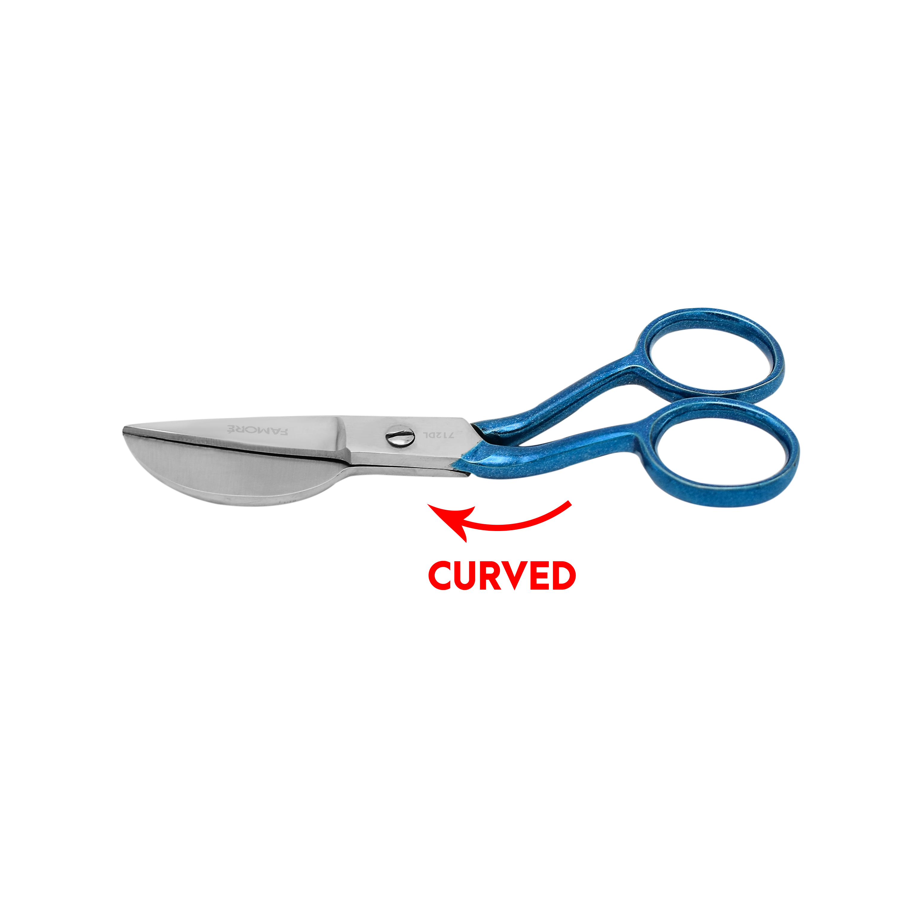 712DL - Left-Handed Mini Duck Bill Applique Scissors (4.5in)