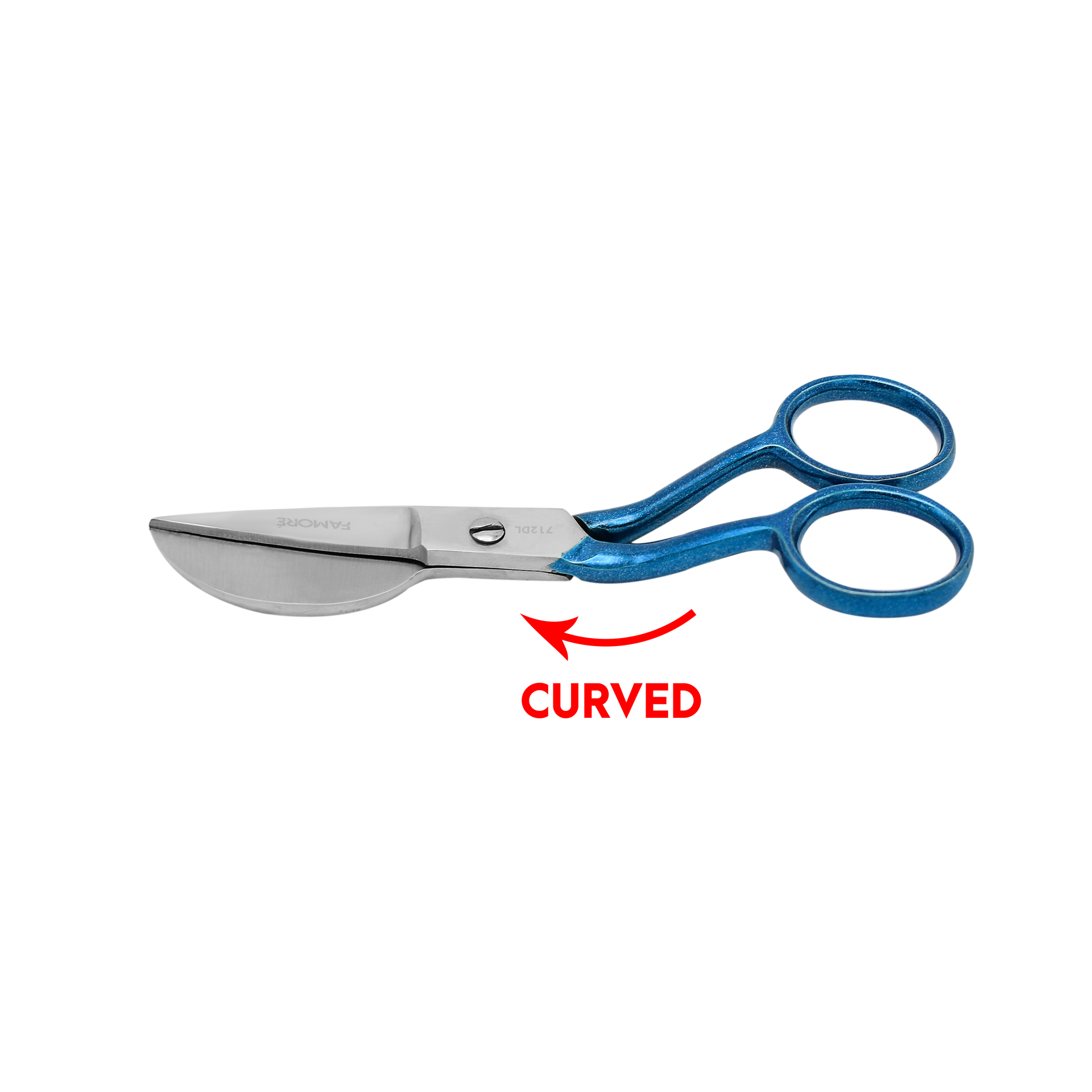 712DL - Left-Handed Mini Duck Bill Applique Scissors (4.5in)