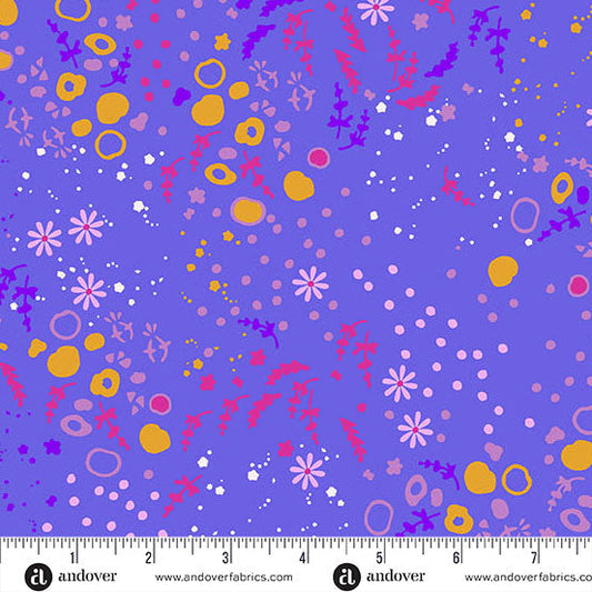 Sun Print 2026 Equanimity Tanzanite Cotton 44"/45" Fabric Per Yard