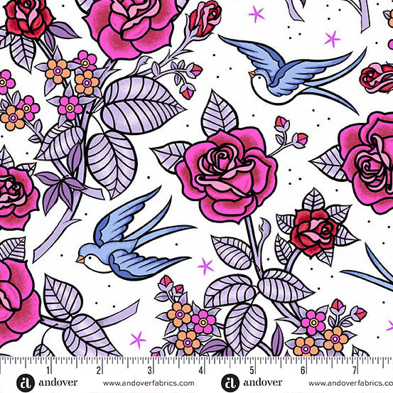 Libs Elliott Glaze Perfect Day Multi 108" Cotton Wideback Fabric per yard
