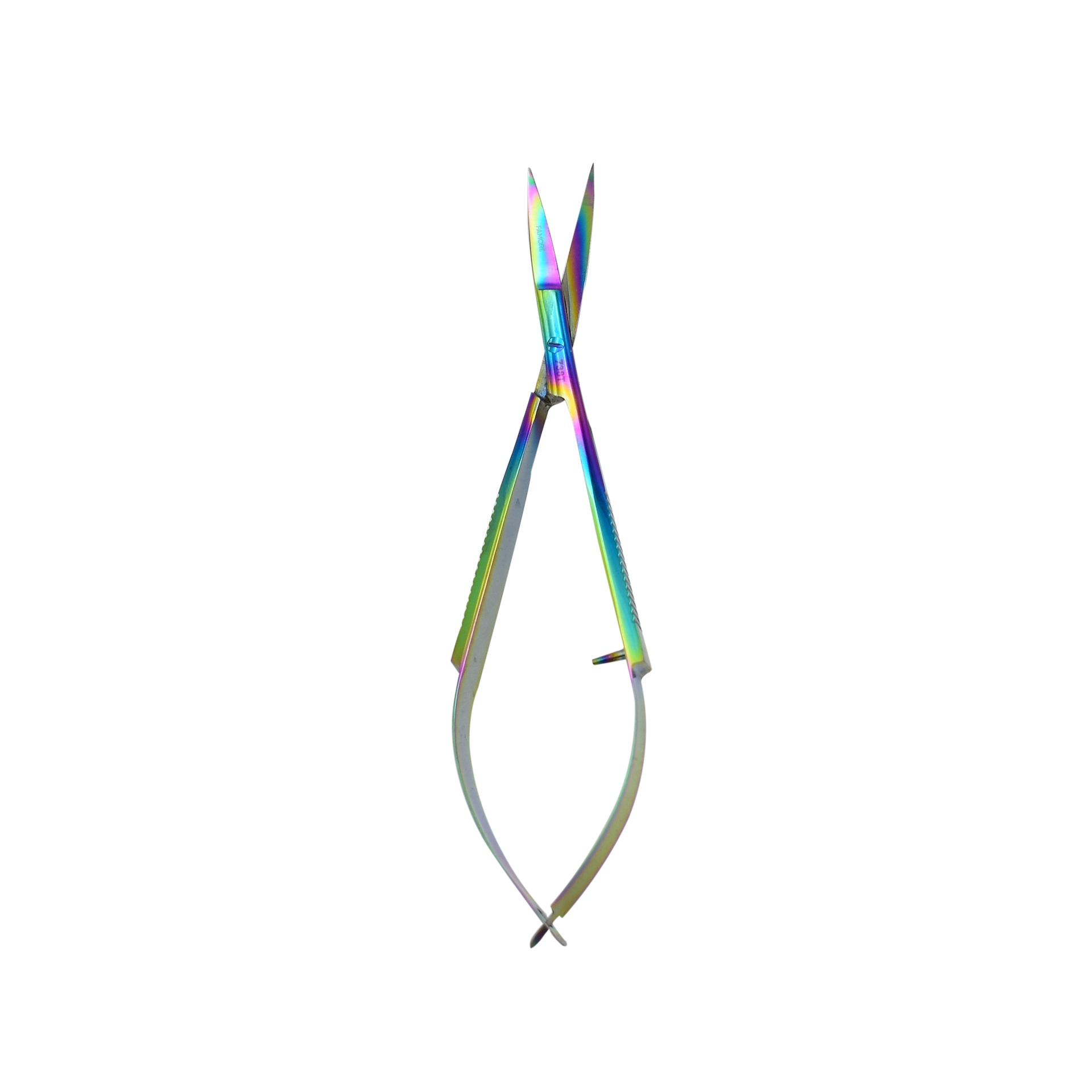 738T - EZ Snip Micro Serrated Titanium Coated Curved Blade