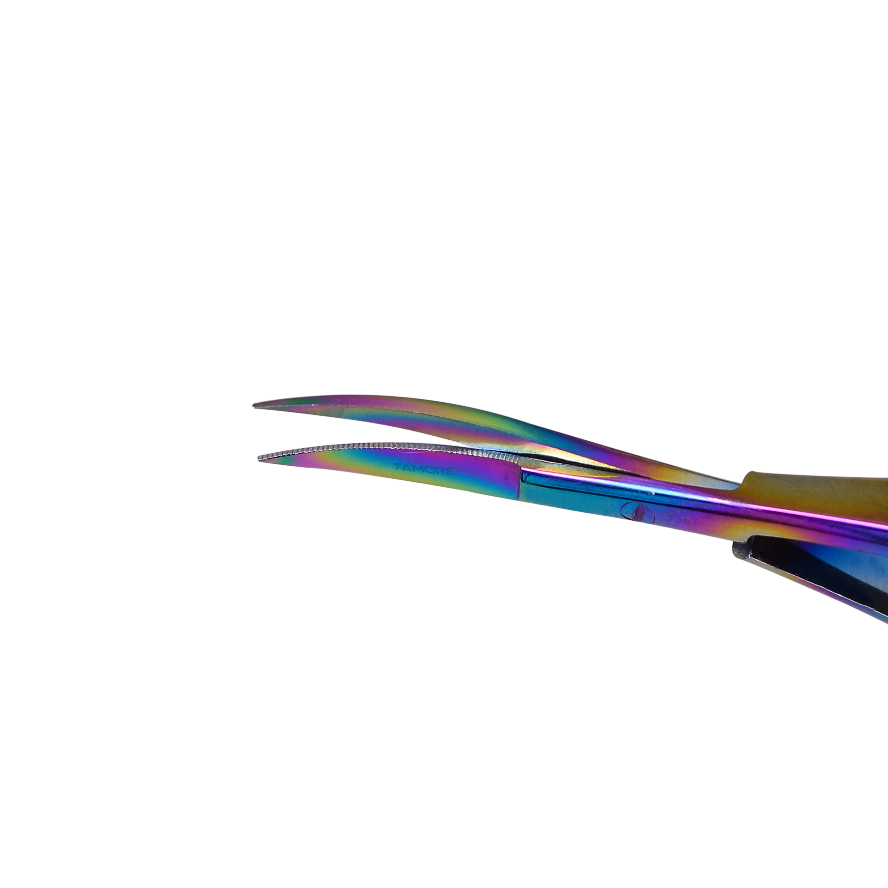 738T - EZ Snip Micro Serrated Titanium Coated Curved Blade