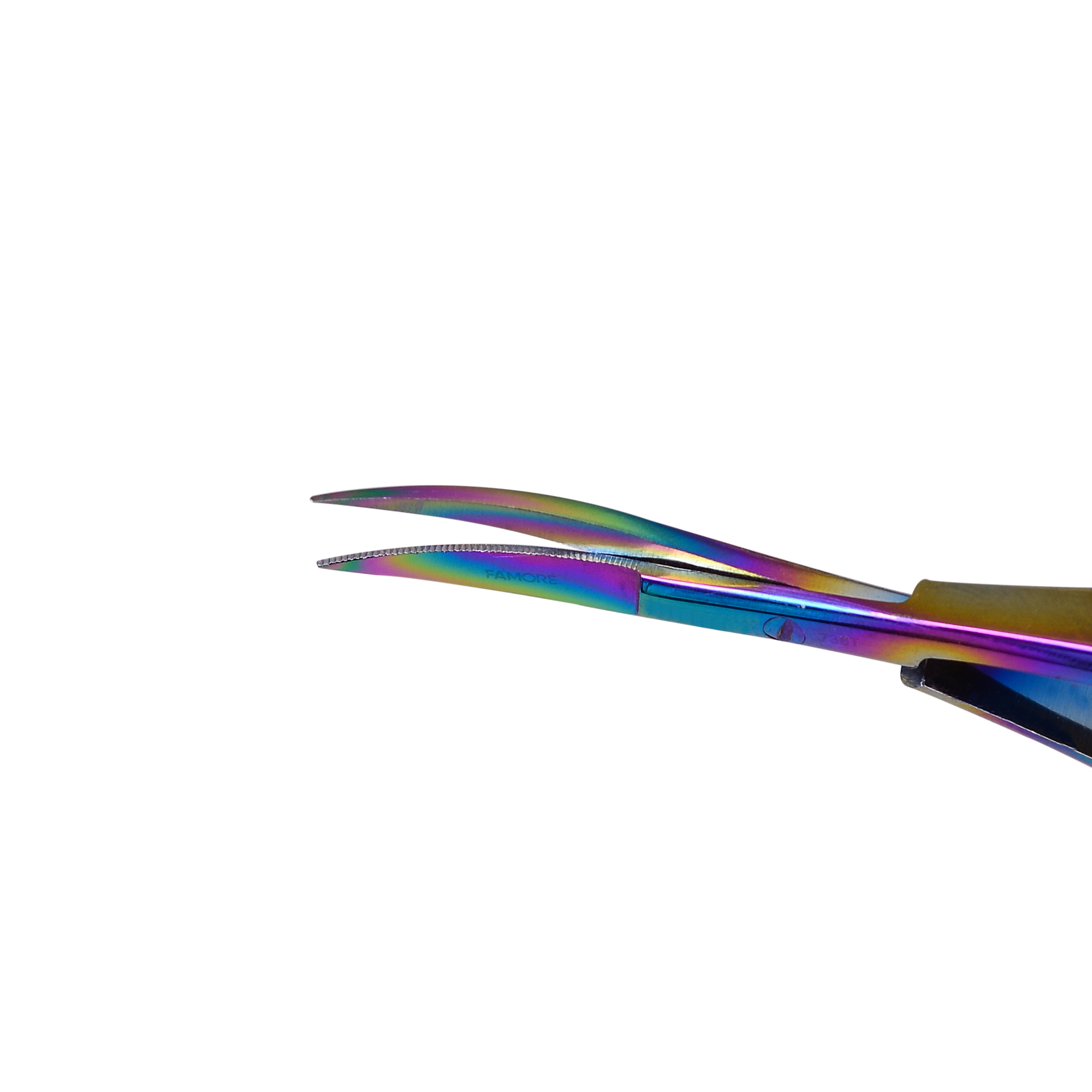 738T - EZ Snip Micro Serrated Titanium Coated Curved Blade