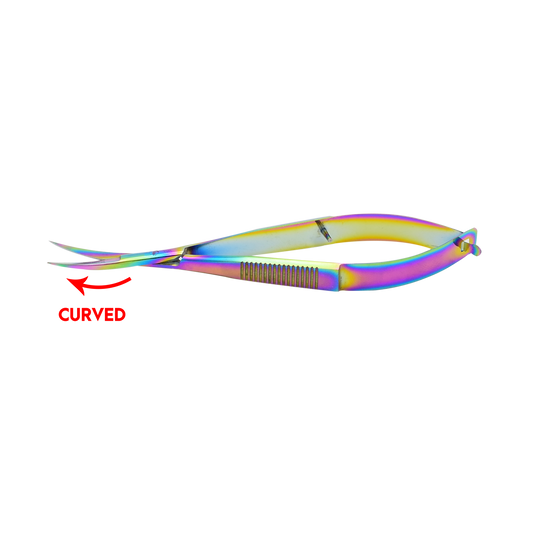 738T - EZ Snip Micro Serrated Titanium Coated Curved Blade