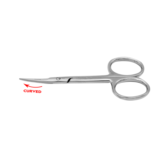 761 - 3.5" Curved Silver Scissors