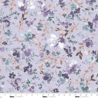 Garden Whispers 118" Orchid Cotton Wideback Fabric per yard