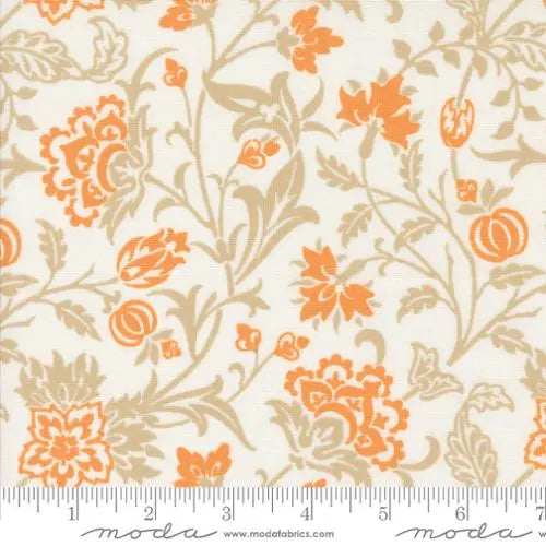 Agatha Road Ghost Multi Harvest Floral 44"/45" Fabric Per Yard