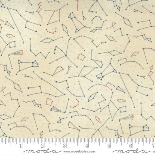 Astra Stars Milky Way Natural 44"/45" Fabric Per Yard