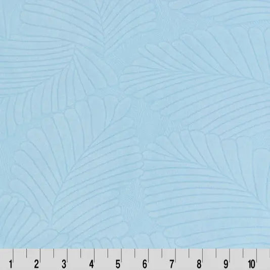 Baby Blue Cuddle 3 Extra Wide Tropic Burnout Fabric - ( 2/3 Yard Pack )