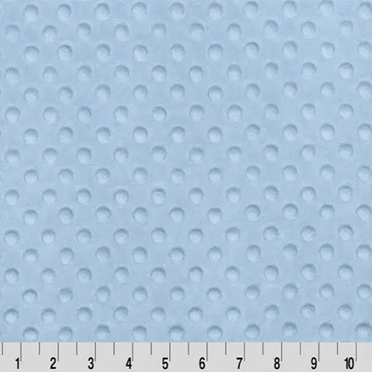 Baby Blue Cuddle Dimple Fabric - ( 1 Yard Pack )
