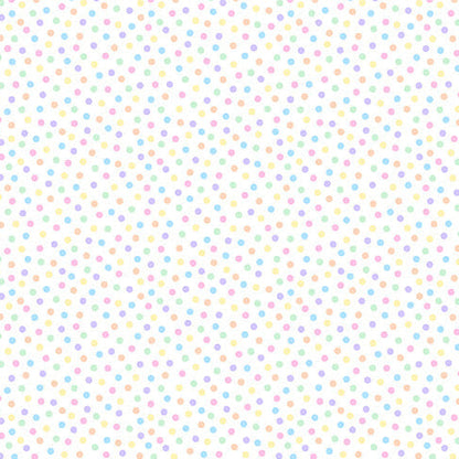 Barely Basics Lots a Dots Quilting Cuddle Pastel Fabric Per Yard