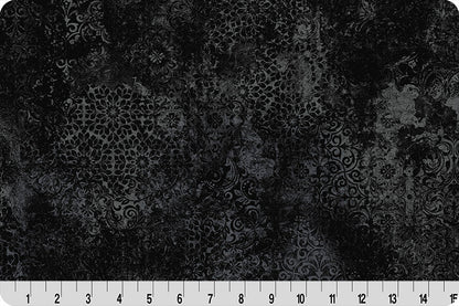 Barely Basics Stone Wash Quilting Cuddle Black Fabric - ( 7/8 Yard Pack )