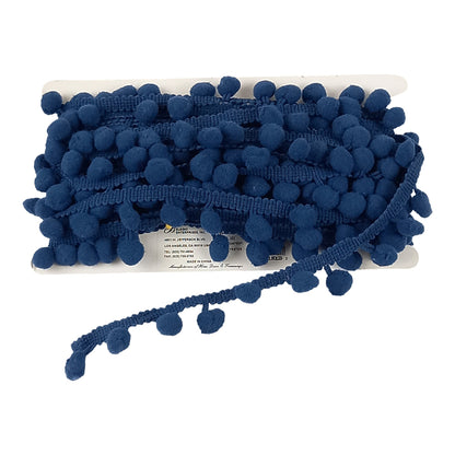 Belagio 1/2" Rainbow Collection Pompom Trim, x 10 yards, 21 colors