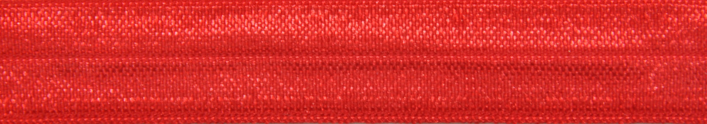 Belagio Enterprises - 1/2" width Fold-Over Elastic Ribbon (50 Yard Roll) - BE-305-22 Red