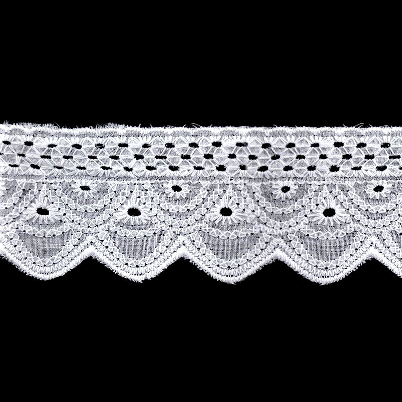Belagio Enterprises - 1 3/4" width Flat Eyelet Lace Trim (20 Yard Roll) - BE-801